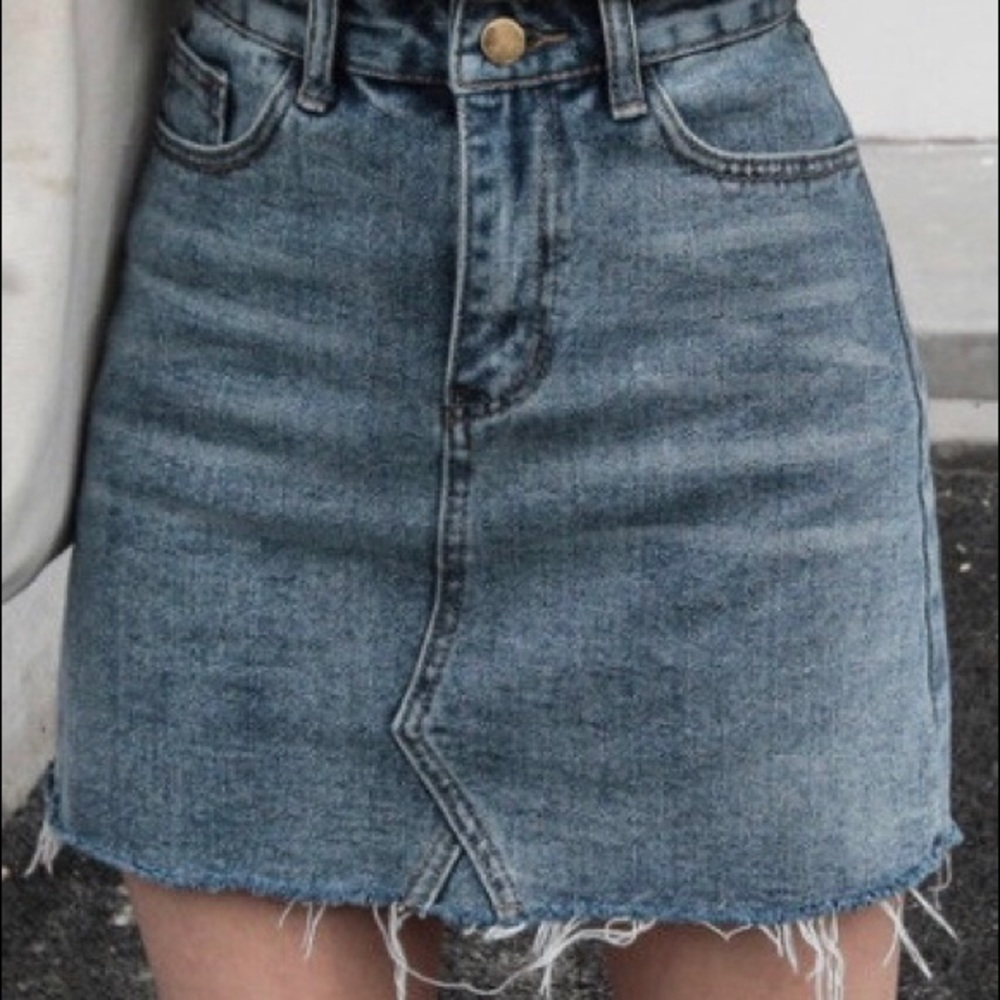 Denim skirt